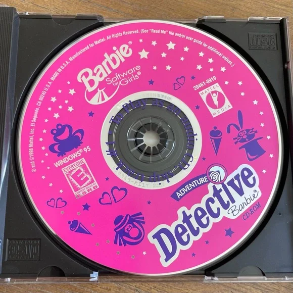 1998 Barbie Detective Adventure CD-ROM - Picture 2 of 4